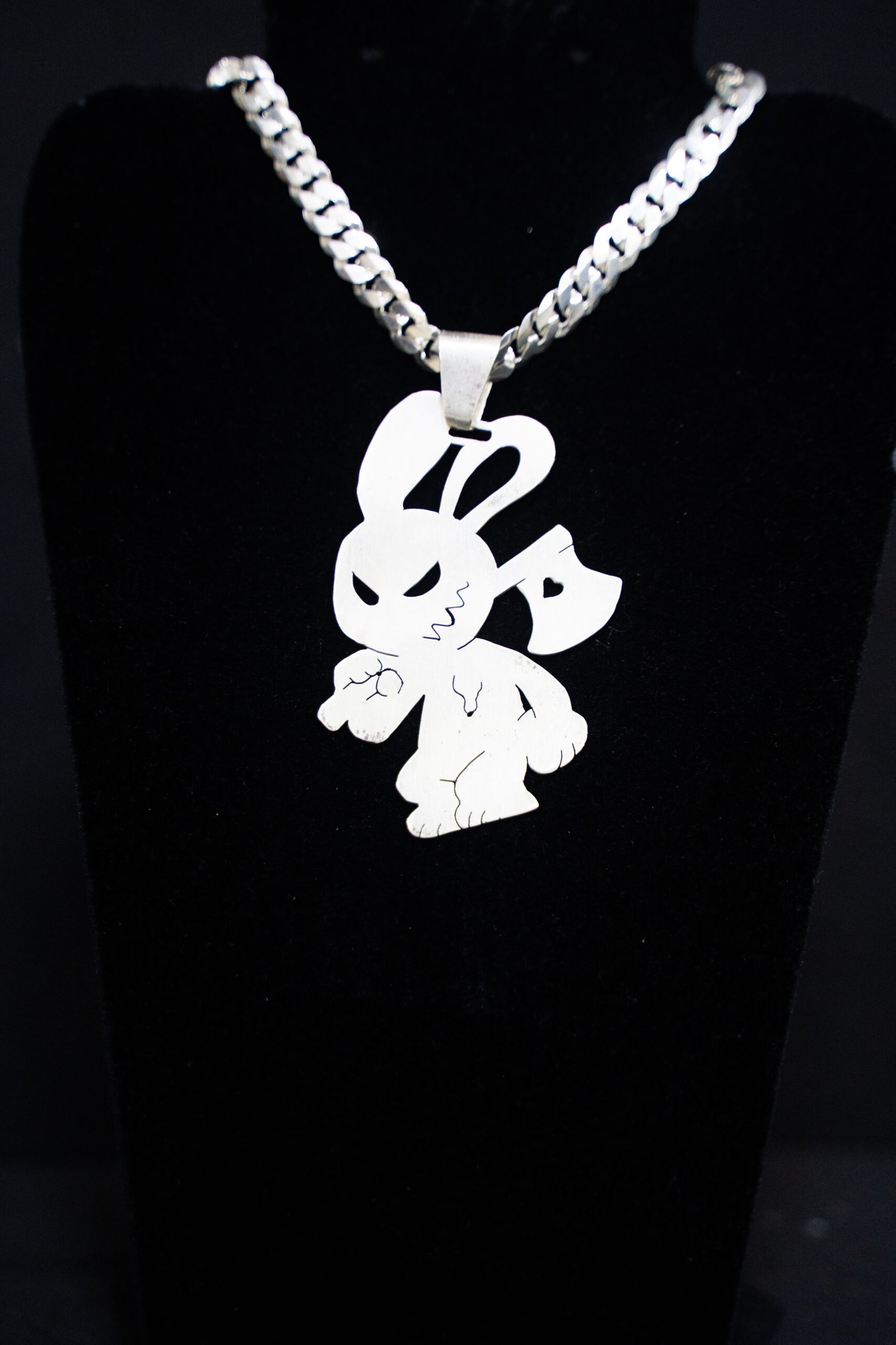 Pingente Coelho Louco prata 925