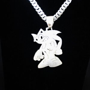 Pingente Sonic em prata 925