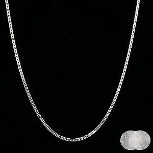 Corrente Escama De Peixe Prata 925. 8mm