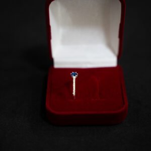 Anel Luxo Slim com Pedra Zircônia